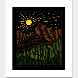 Mountain Line Posters and Art